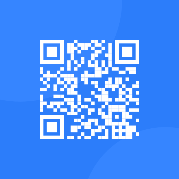 QR code leading to the Frontend Mentor website.